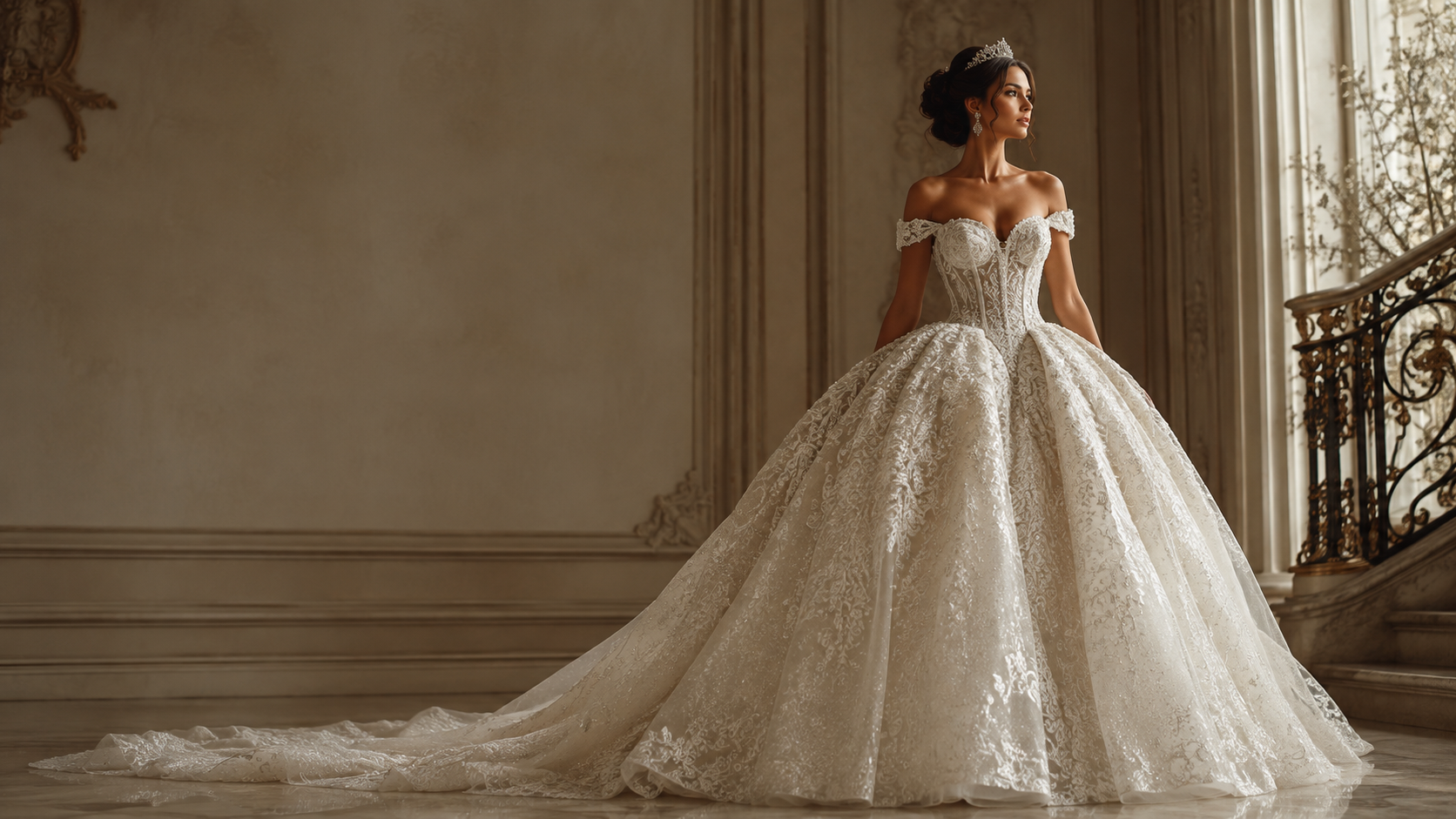 Luxury wedding dresses at The Victorian Bridal London